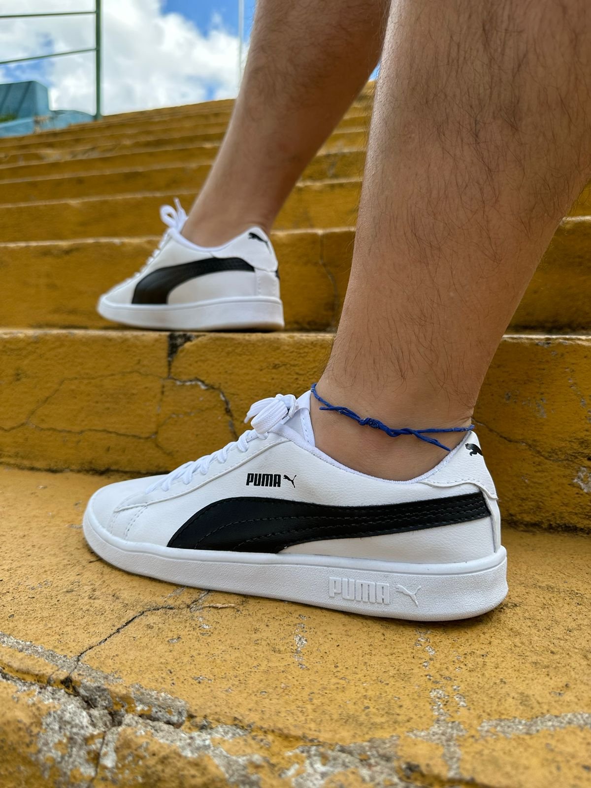 Tênis Smash Masculino Puma Branco