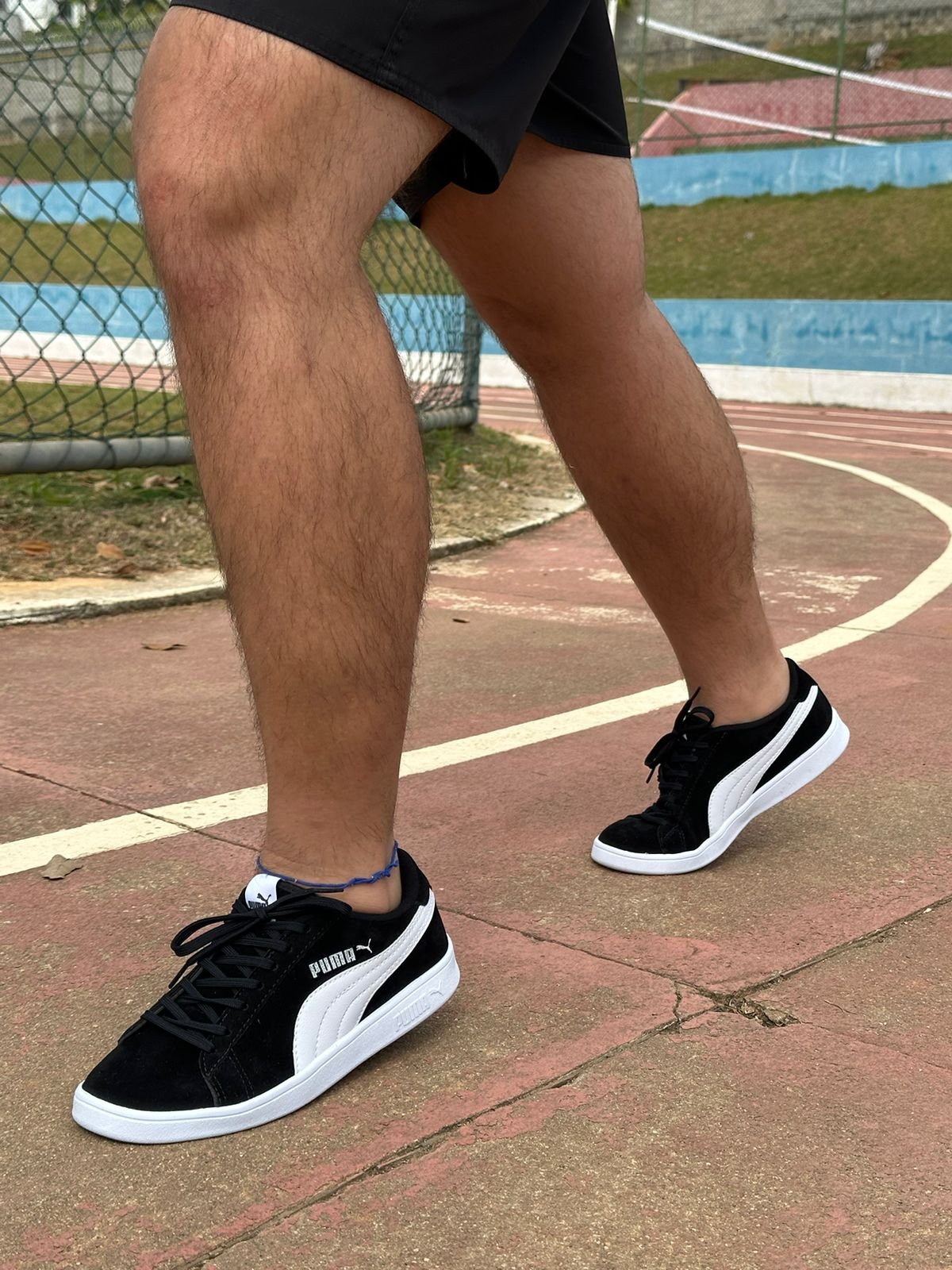 Tênis Smash Masculino Puma Preto - Image 2