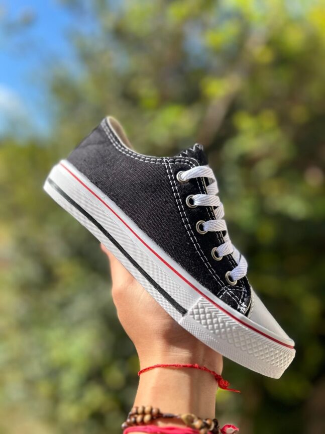 Tenis Infantil Unissex All Star PVC Preto