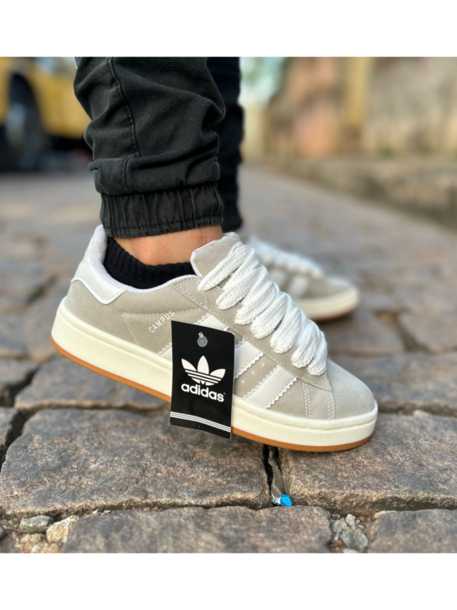 Tênis Campus Masculino Premium Adidas Branco