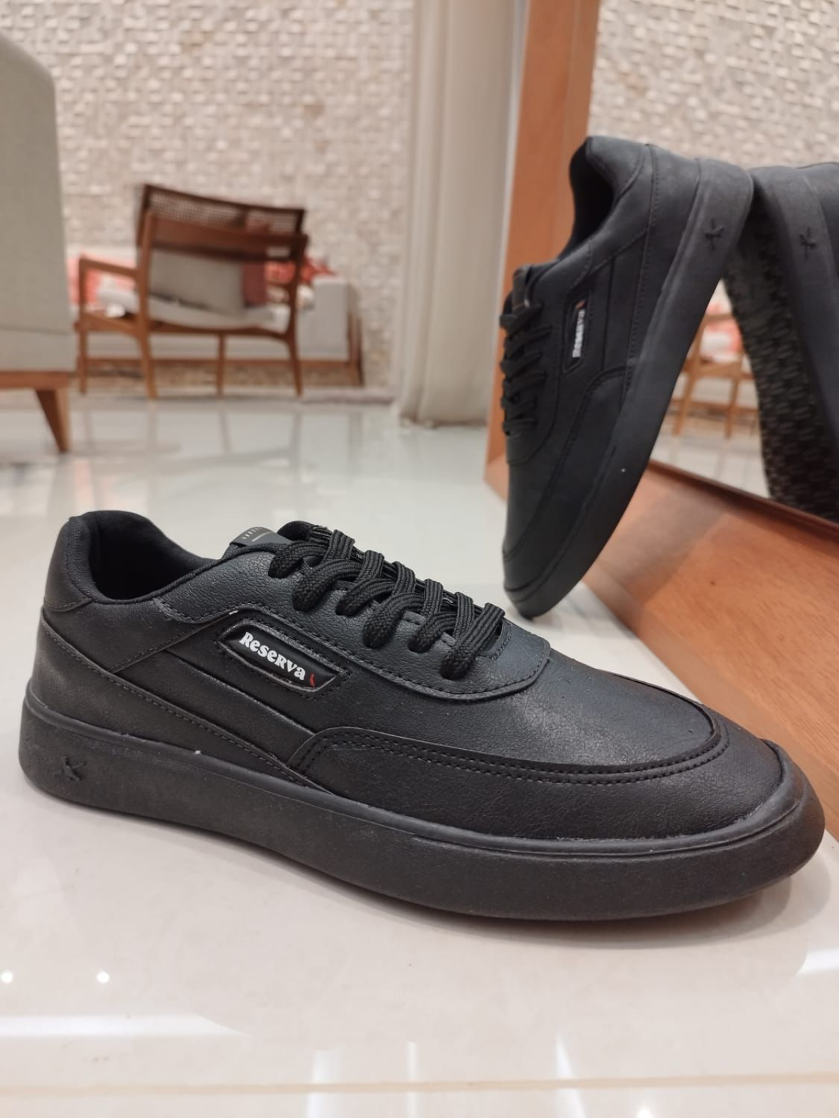 Tênis Musta Masculino Reserva Preto/Preto