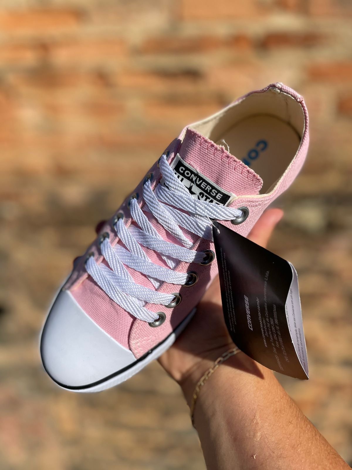 Tênis Cano Curto All Star Feminino Rosa - Image 2