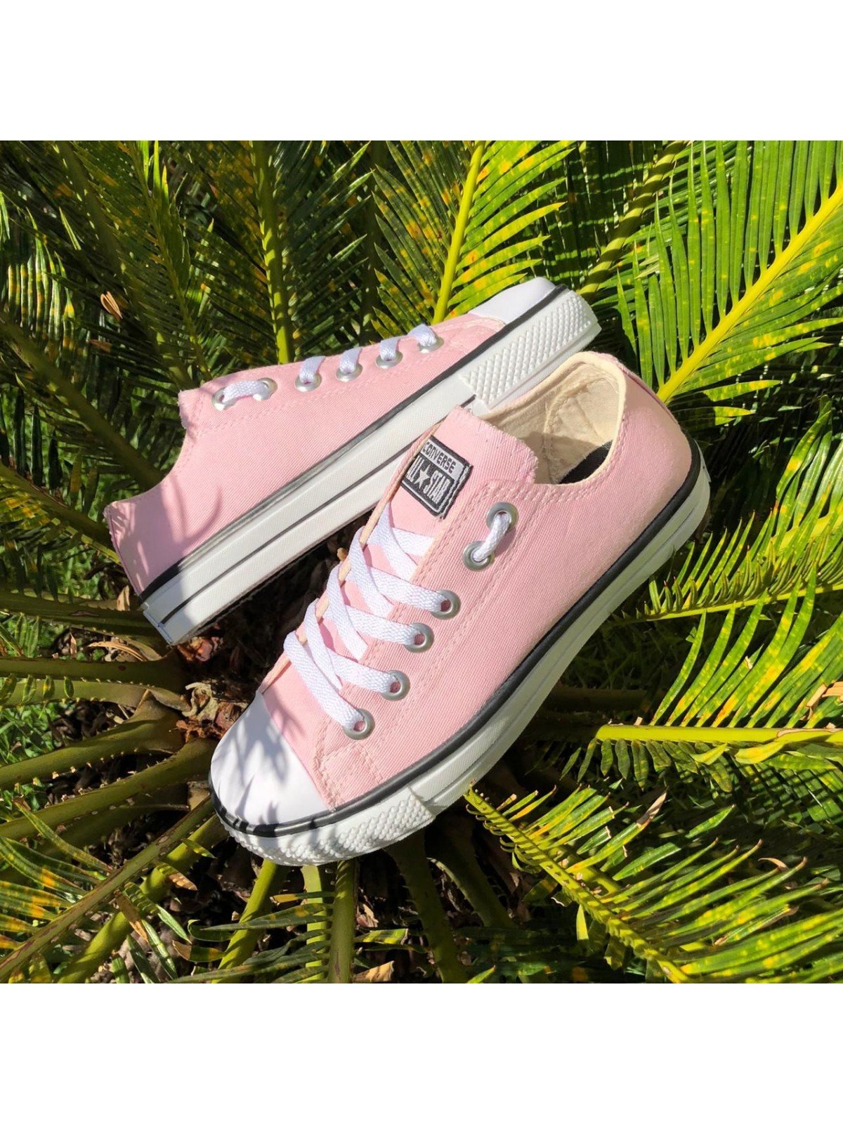 Tênis Cano Curto All Star Feminino Rosa - Image 3