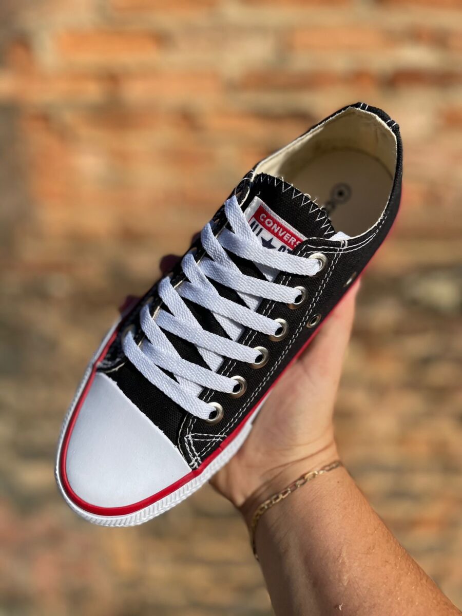 Tênis Cano Curto All Star Unissex Preto - Image 2