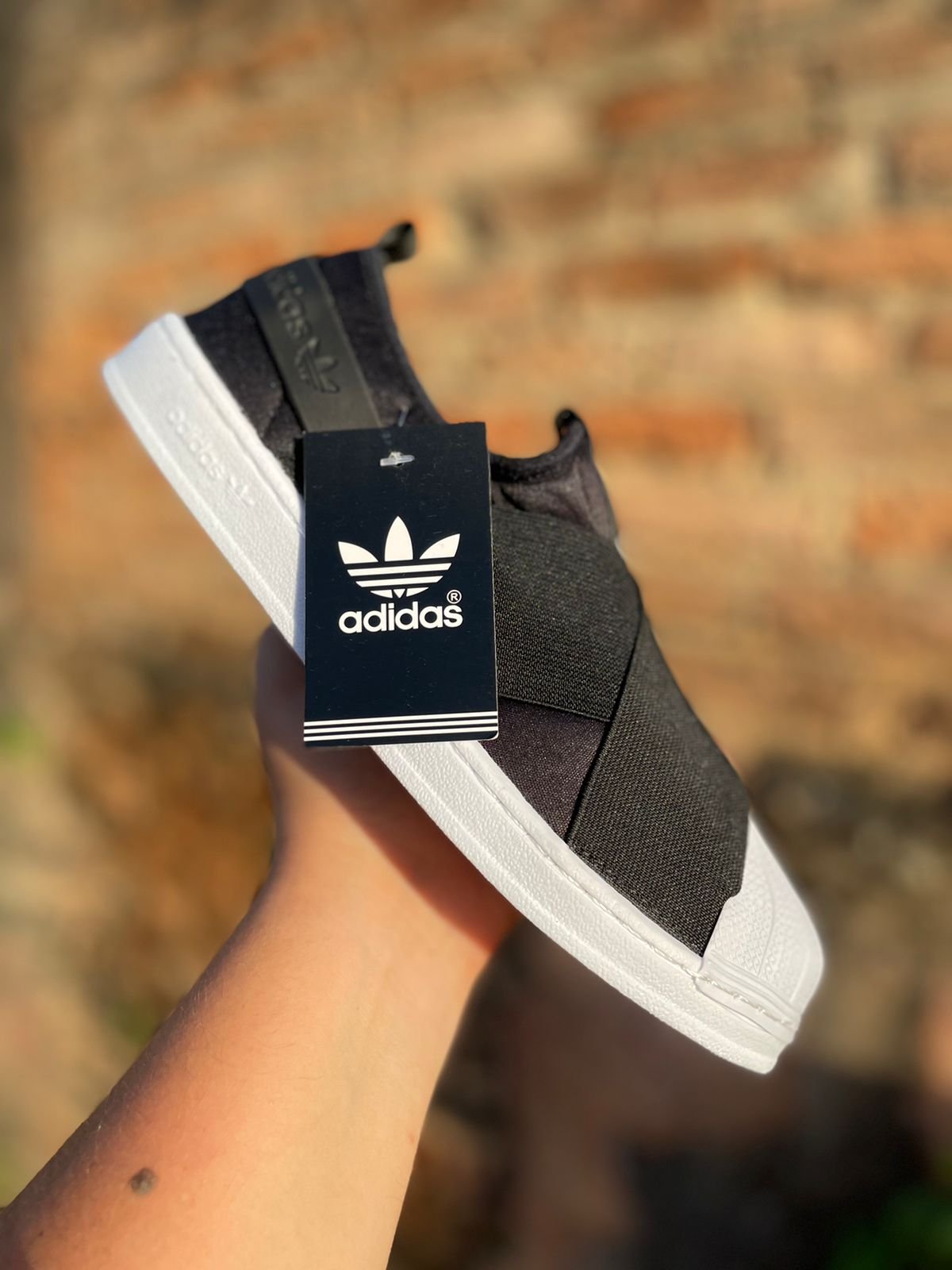 Tênis Slip On Feminino Adidas Preto