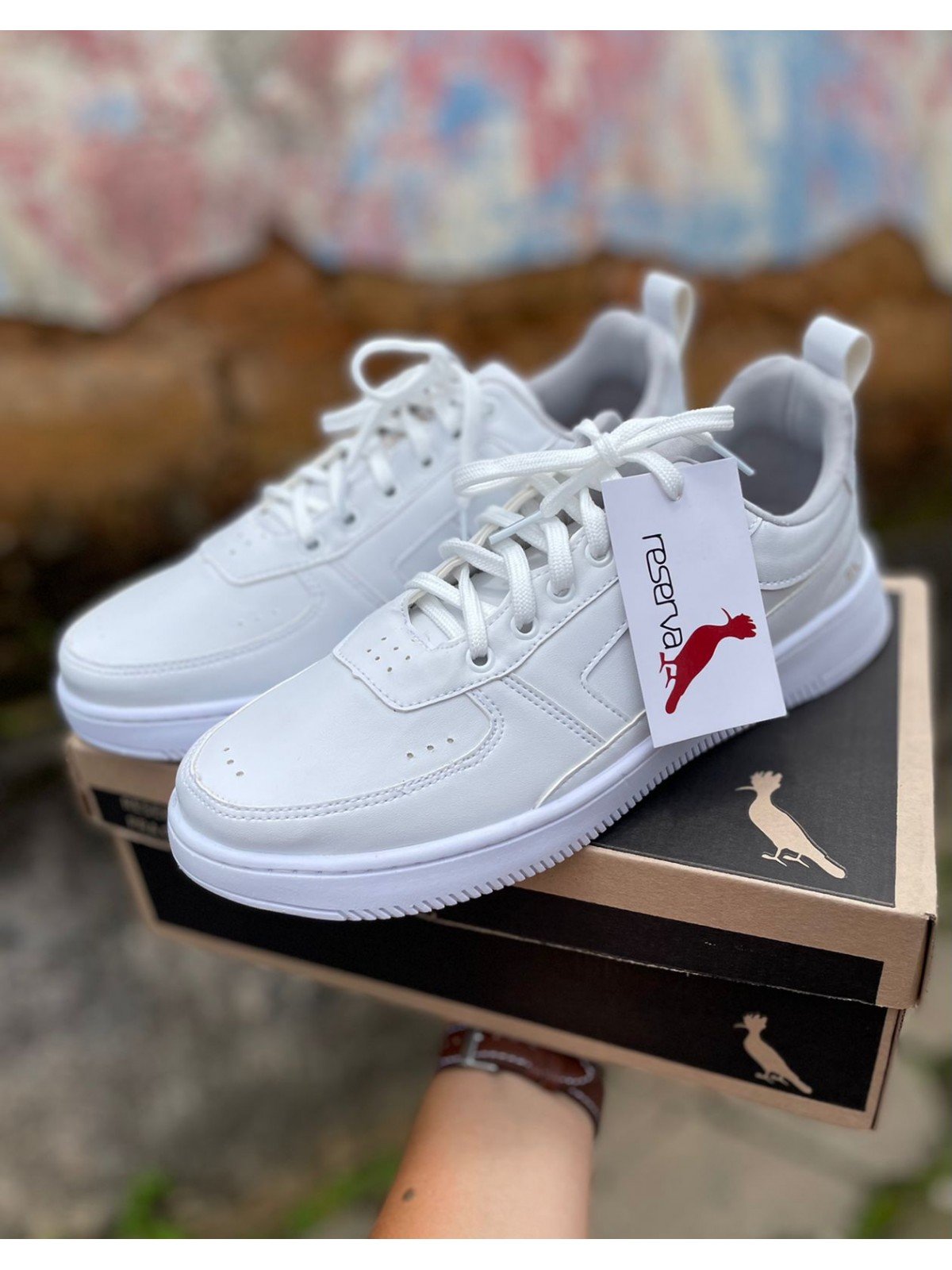 Tênis Hero Masculino Premium Reserva Branco - Image 3