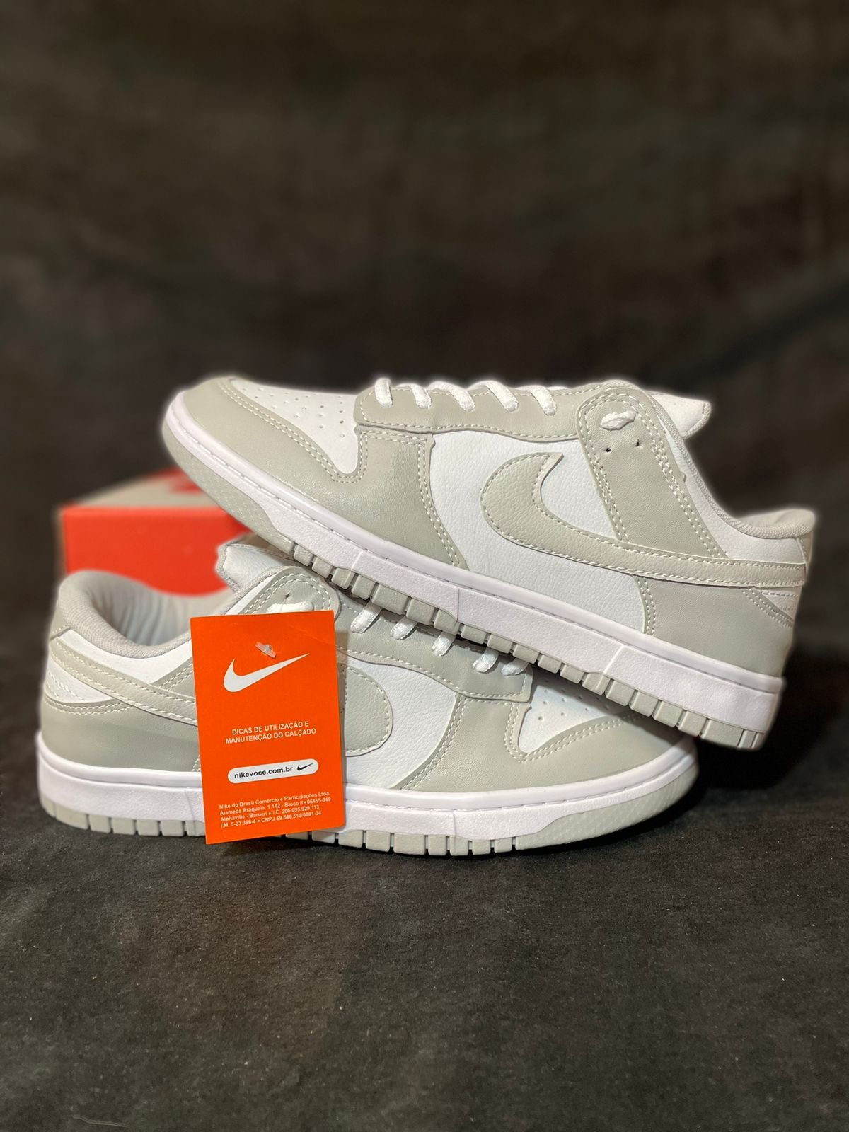 Tênis Dunk Low SB Masculino Nike Cinza - Image 2