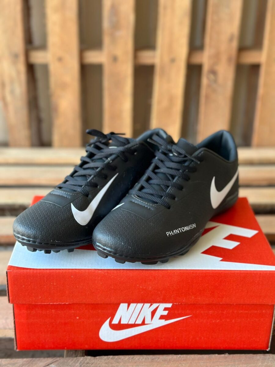 Chuteira Society Phanton Masculino Nike Preto/ Branco - Image 3